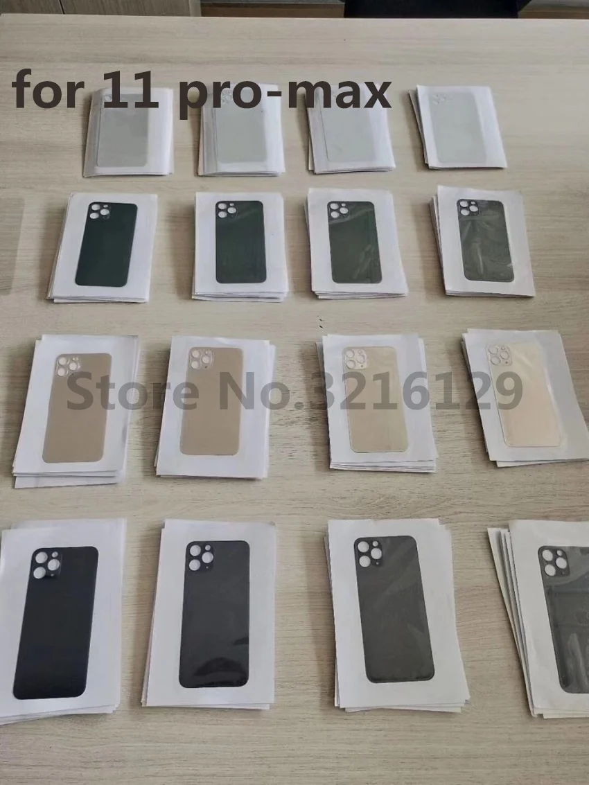 10 шт. оригинальная задняя крышка батарейного отсека для iPhone 8 X XS XR 11 12 pro max Задняя
