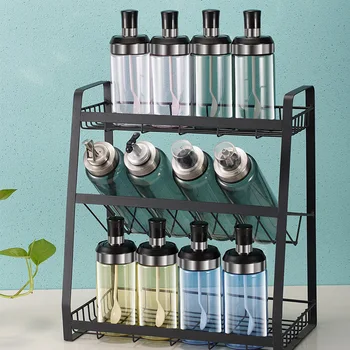

Light-proof seasoning bottle jar glass moisture-proof seasoning box household combination salt pot kitchen storage monosodium