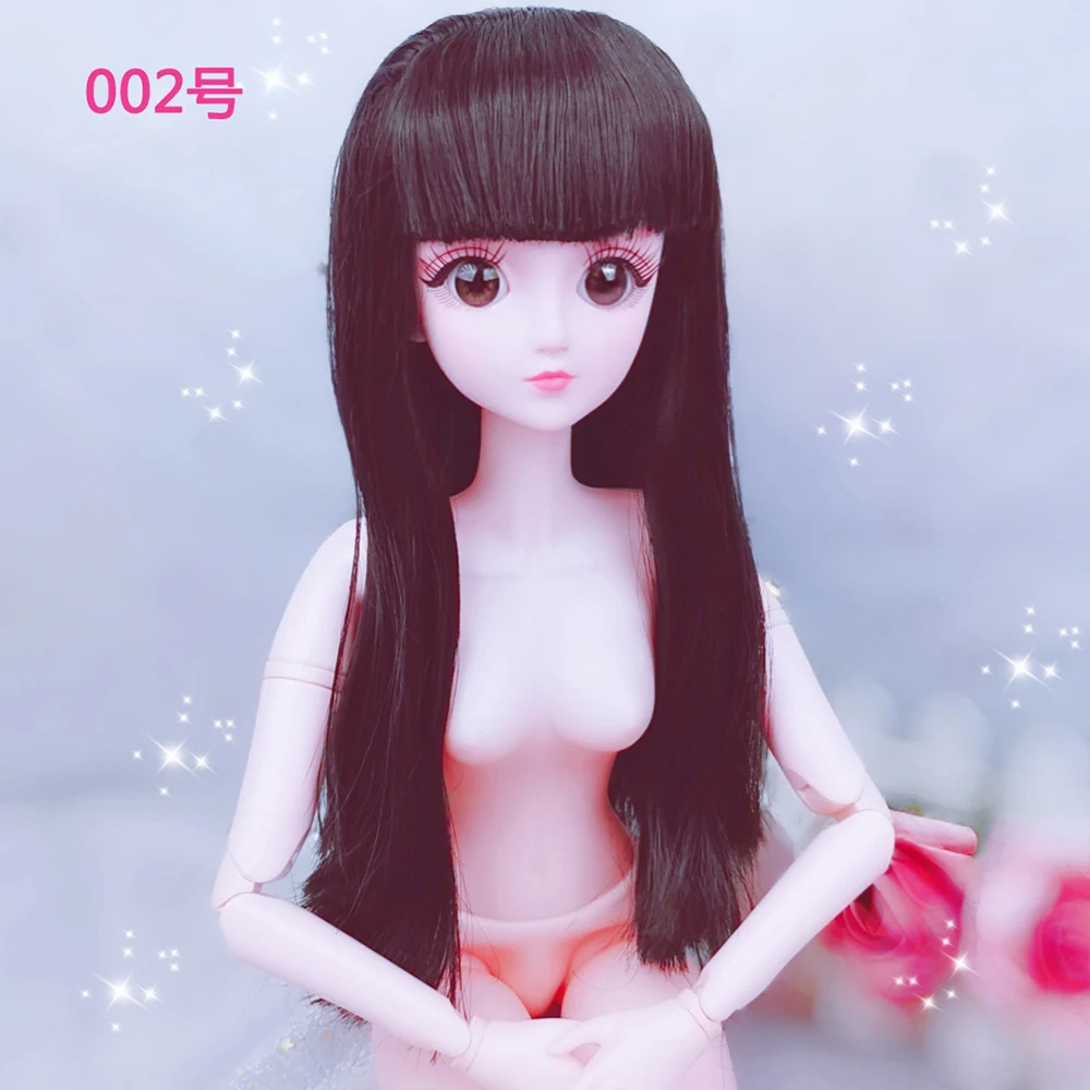 2 4D моделирование ресниц 20 подвижных суставов 60 см 1/3 BJD куклы женские и модные куклы Барби игрушки для девочек подарок - Цвет: 2
