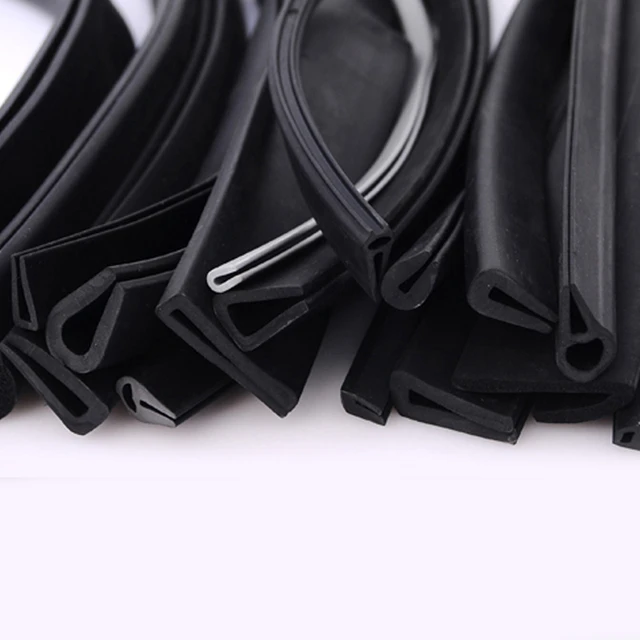 1 Meter U Channel Car Door Window Edge Guard Rubber Sealing Strip  Weatherstrip Glass Edge Trim