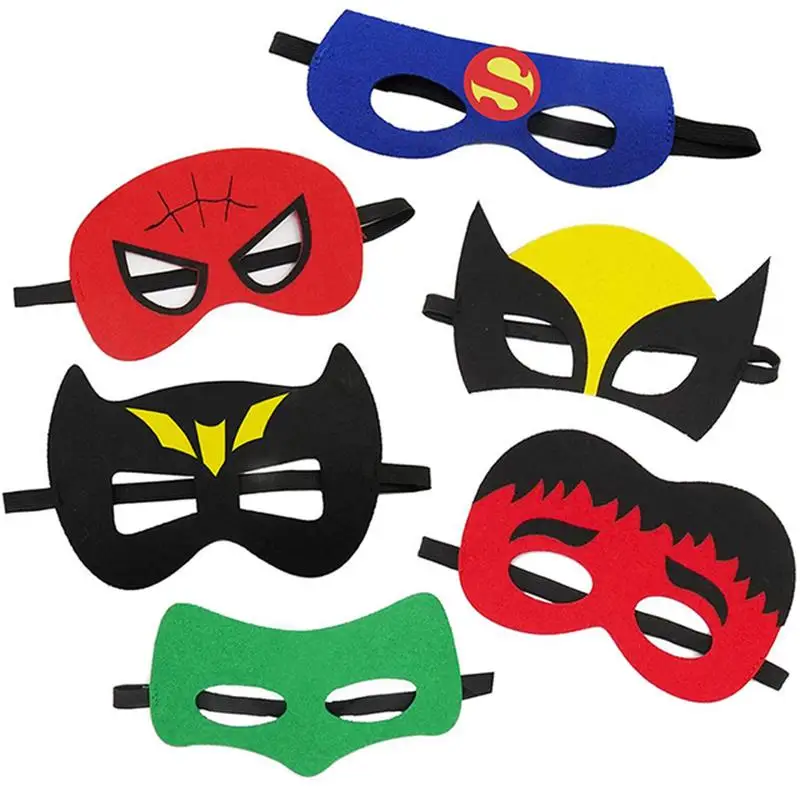 Super Hero Party Supplies Bracelets Mask Costumes Boys Birthday Party Gifts for Kids Supplies Favors Super Hero Gift