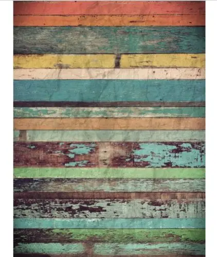5x7FT Retro Vintage Wood Planks Distressed Color Wooden Wall Custom Photo Studio Backdrop Background Vinyl 220cm x 150cm | Электроника