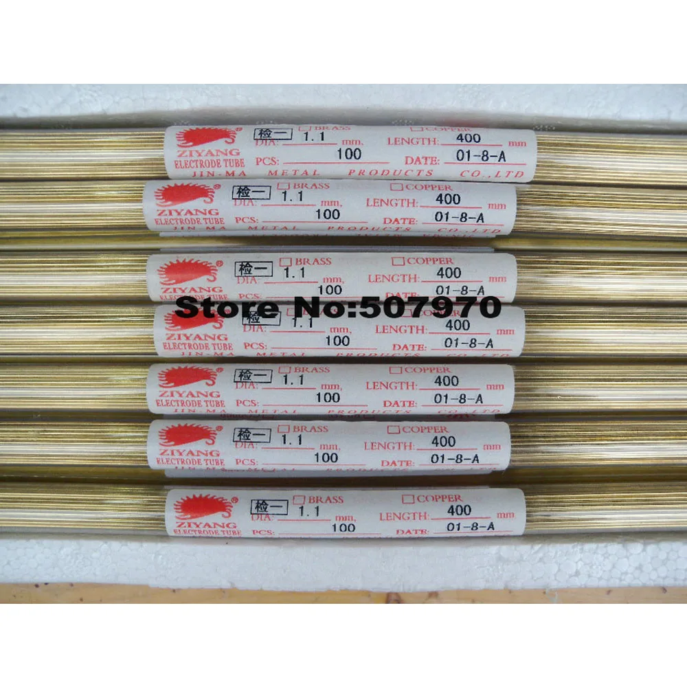 Brass Electrode Tube Edm Machine Wire Edm Machine Electrode Tube