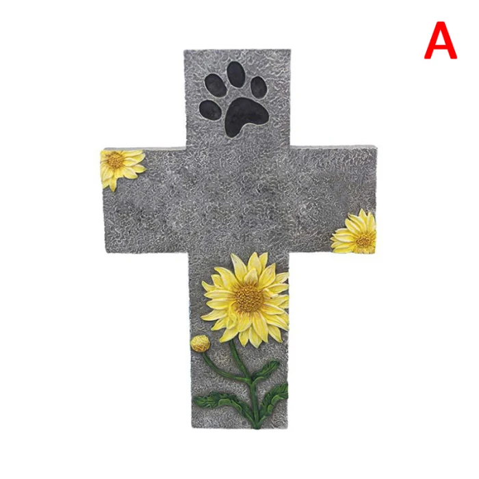 Домашнее животное собака картина надгробия камень маркер табличка крепкий надгробный камень для внутреннего и наружного TP899
