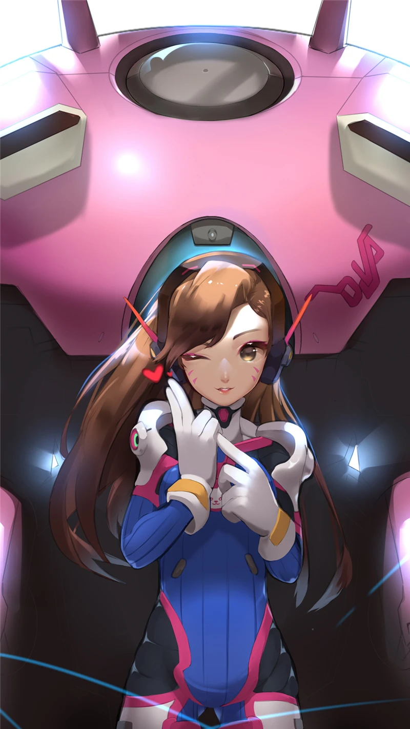 Печать художественная игра OW Overwatch печать плаката Tracer Mei Sombra Widowmaker D. Va печать плаката на холсте Печать Сексуальная Живопись Домашний Декор - Цвет: As the pic