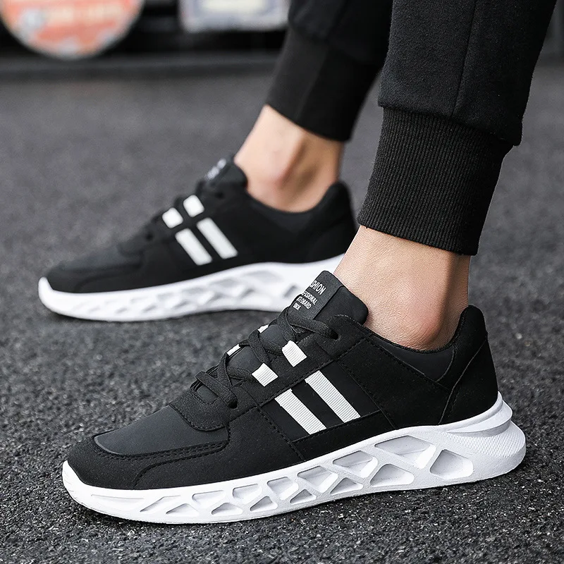 

Spring New Style Trend of Fashion Korean-style Men's Casual Shoes Low Top Lace-up Youth Cool Mixed Colors Versatile Athletic Sho