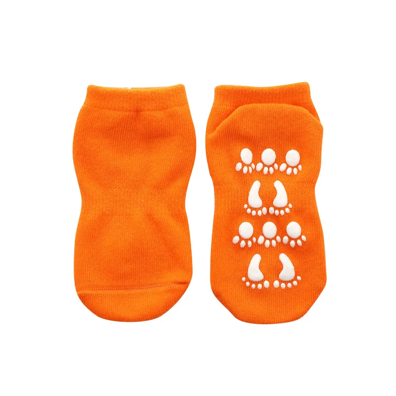 Осенне-зимние, весенне-летние дышащие нескользящие носки-тапочки носки для мальчиков и девочек домашние детские носки хлопковые короткие носки ярких цветов