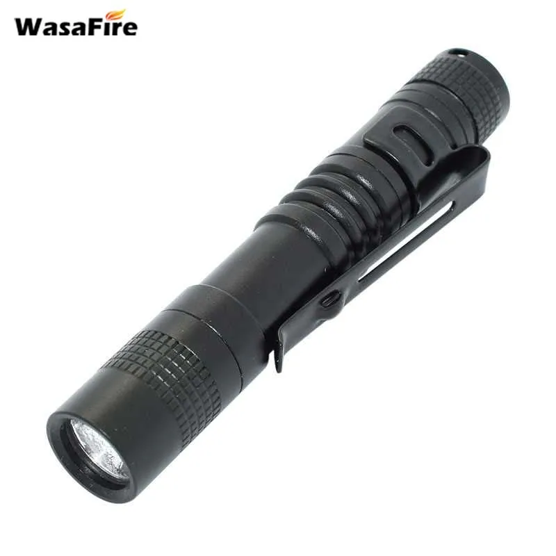 Супер Мини светодиодный фонарик Wasafire 1800LM 1 Карманный светильник маленький ручка
