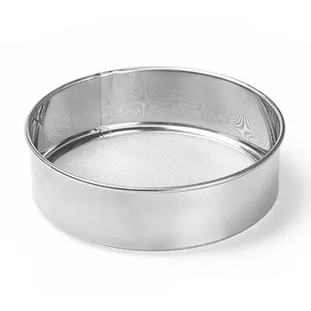 

Round Flour Mesh Sifter Handheld Sifting Sieve Stainless Steel Flour Sifter Pastry Icing Sugar Shaker Sieve Cup Baking Tool
