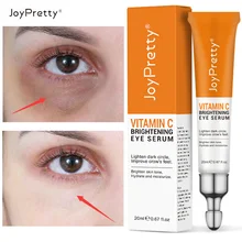 

Vitamin C Eye Serum Remove Dark Circles Eye Bags Lift Firm Brightening Eye Cream Hyaluronic Acid Anti-Wrinkle Massage Eyes Care