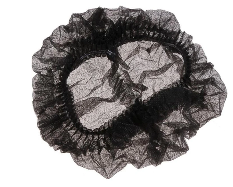 10pcs Black Non Woven Disposable Shower Caps Hygiene Thick Pleated Anti Dust Hat Women Men Bath Caps Salon Beauty Accessories Shower Caps Aliexpress