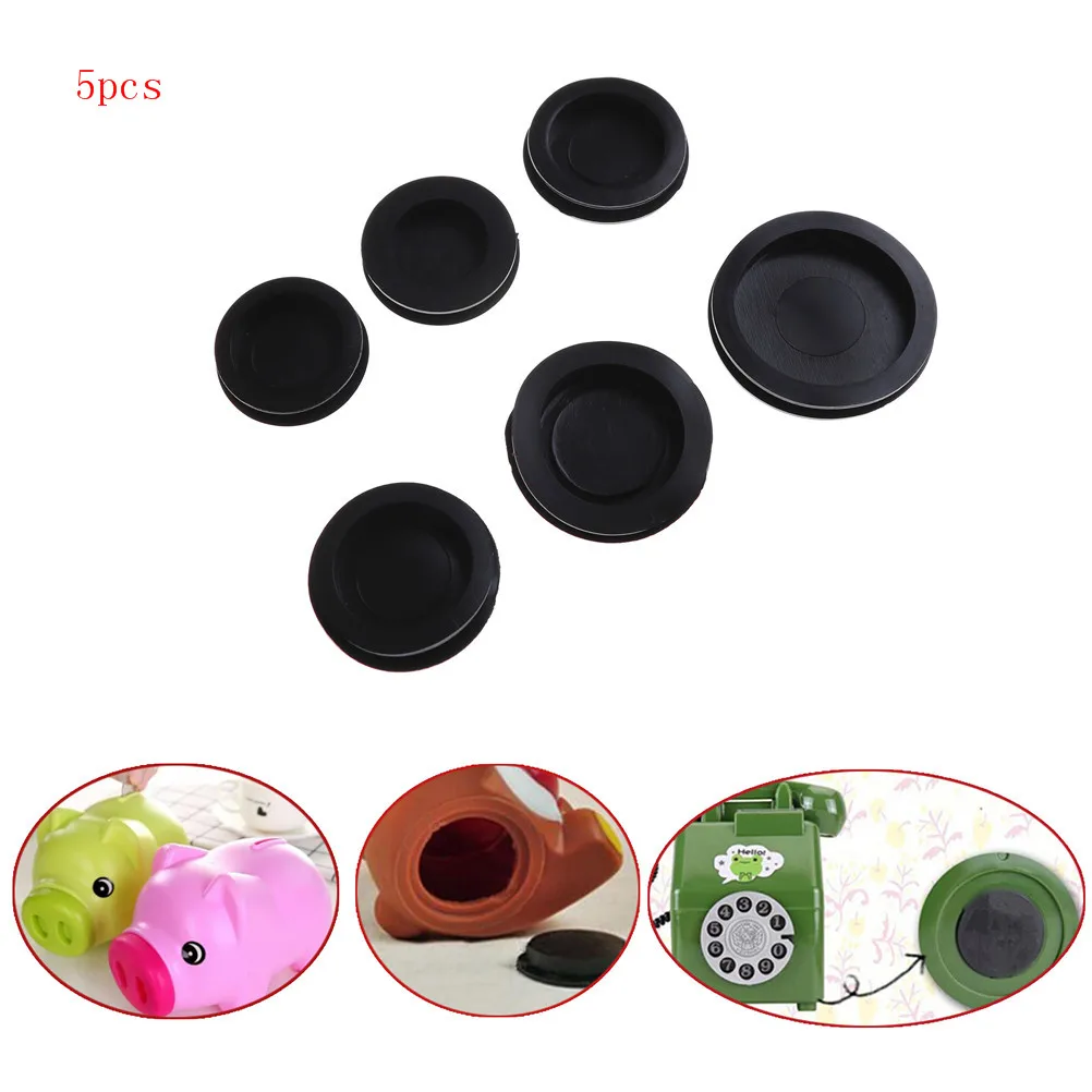 5Pcs hot sale 34mm-50mm Rubber Money Saving Box Piggy Bank Closure Plug Stopper Cover | Инструменты