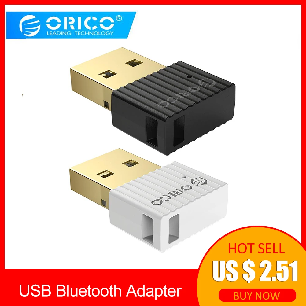 ORICO BTA-508/BTA-409 adaptador Mini USB adaptador de antena inalámbrico adaptador receptor de Audio portátil adaptador transmisor para PC
