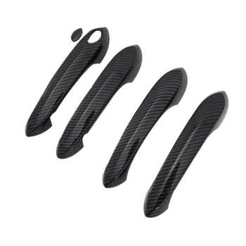 

Car Exterior Door Handle Cover Bowl Sticker for BMW 3 Series X5 2019+ Styling Moulding Trim Carbon Fiber Printed