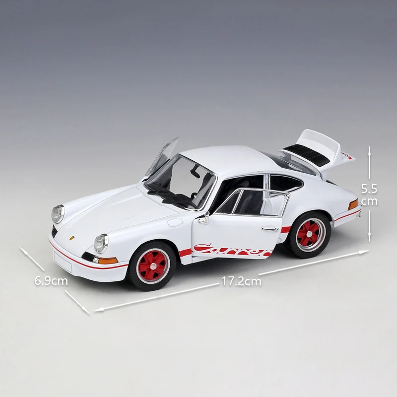 Welly 1:24 оригинальная коробка 1973 911 автомобиль rera RS белая литая модель автомобиля Игрушечная модель автомобиля модели автомобиля детская машина оригинальная коробка