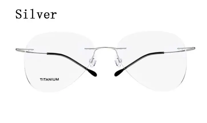 Очки для чтения с большой оправой из титана, сверхлегкие очки для мужчин и женщин без оправы, очки для пресбиопии+ 1+ 1,25+ 1,75 до+ 4 L3 - Цвет оправы: 1