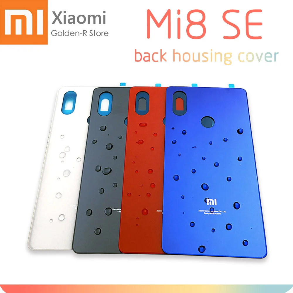 Новинка для Xiaomi Mi 8 SE Задняя крышка батареи чехол 3D стекло Дверь Корпус панель