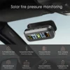 Solar Tpms Car Tire Pressure Alarm Monitor System Real-Time Display Attached To Windshield or Dashboard Wireless with 4 Sensors ► Photo 1/6