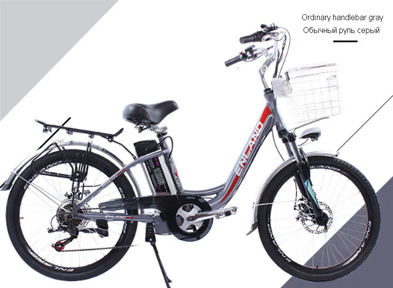 Top new 24 inch 250w 48v electric bike variable speed double disc brake aluminum alloy e bike Lithium battery electric bicycle ebike 4