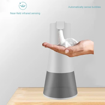 

350ml Waterproof Foam Liquid Dispenser Automatic Soap Dispenser Sensor Touchless Hand Washer Soap Dispenser Pump 1200mA