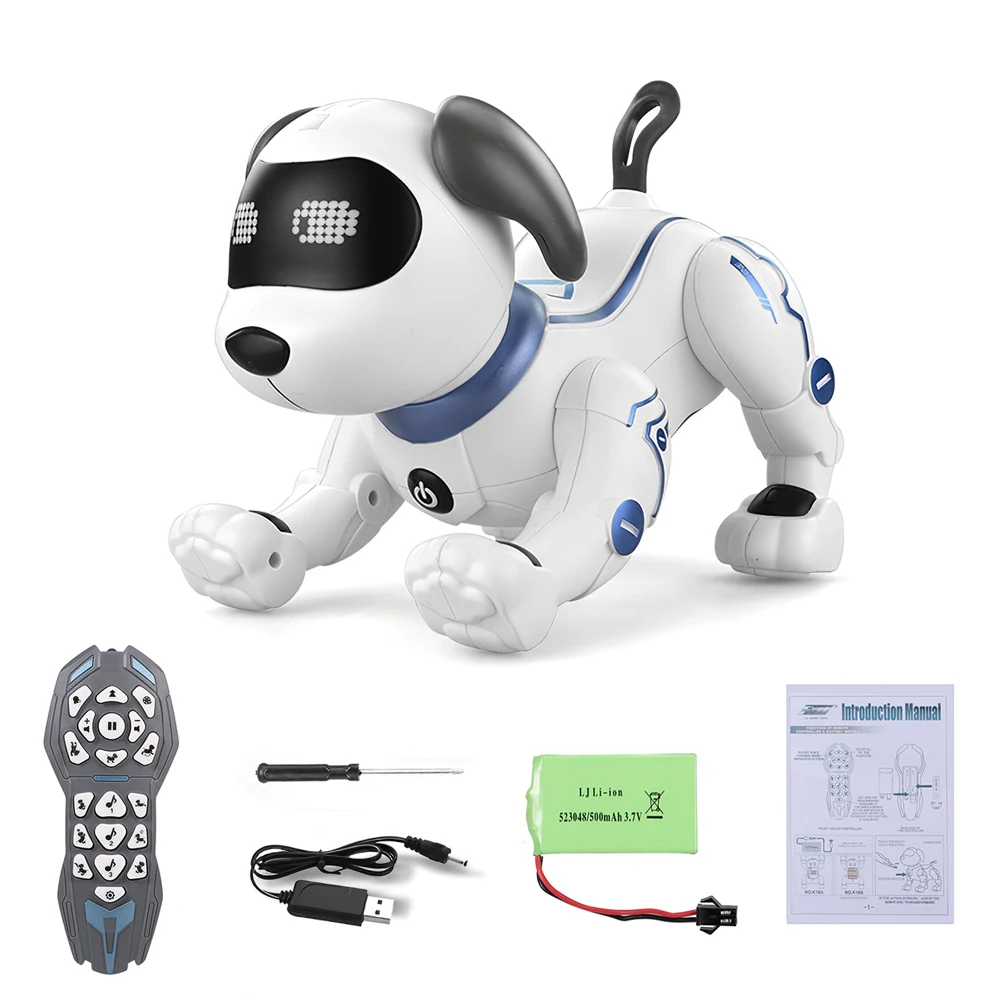 Electronic Animals Robot Dog Voice Remote Control Music Song Toy For Children 