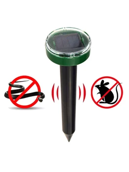 

Outdoor Ultrasonic Pest Repeller Garden Mole Repellent Solar Power Ultrasonic Mole Snake Bird Mosquito Mouse Control Garden Yard