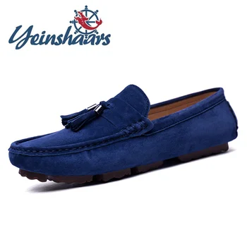 

Men Shoes Leather Loafers Men Business Slip On Flat Shoes Classic Casual Soft Driving Shoes Travel Tassel Walking Shoes Moccasin
