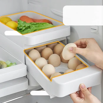 

Stackable Drawer Refrigerator Storage Box, Egg Storage Box, Storage Box, Egg Storage Box, Household Egg Compartment