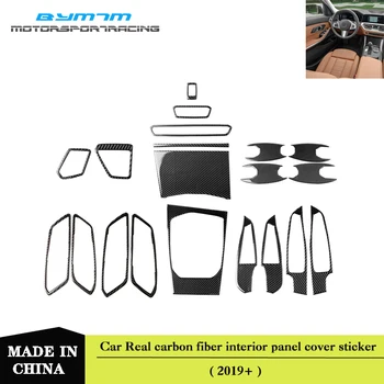 

Real Carbon fiber Car interior trim cover sticker For BMW 3 Series G20 G28 325 330 335 1Set 2019+