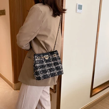 

Designer Women Pu Leather Shoulder Bag High Quality Ladies Chain Crossbody Bags for Women Fashion Casual Female Messenger Bags