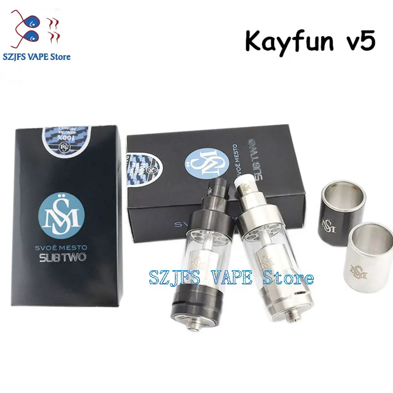 Обслуживаемый резервуар для капельницы RTA Kaifun V5 V6 5 0 мл диаметр 316 SS 22 мм атомайзер