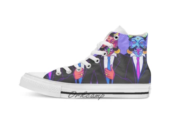 

Rakshasa Boys Club Custom Casual High Top lace-up Canvas shoes sneakers Drop shipping