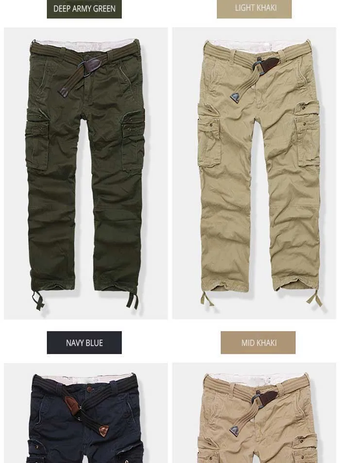 em linha reta solto baggy calças táticas joggers calças homem roupas