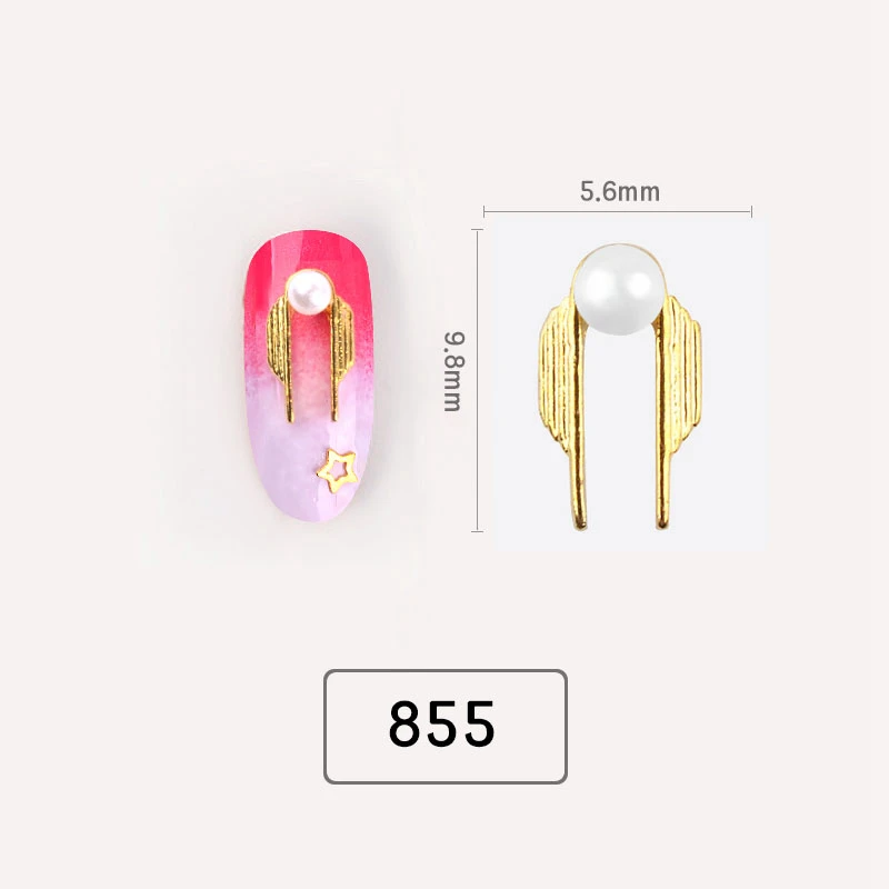 5 шт 3D Сплав Аксессуары для дизайна ногтей сверкающие хрустальные золотые ногти ювелирные изделия высшего уровня для ногтей красивые амулеты - Цвет: 24