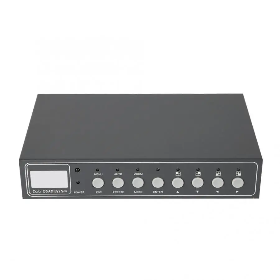 6CH Video Input Splitter Quad High Performance CCTV Processor NTSC/PAL