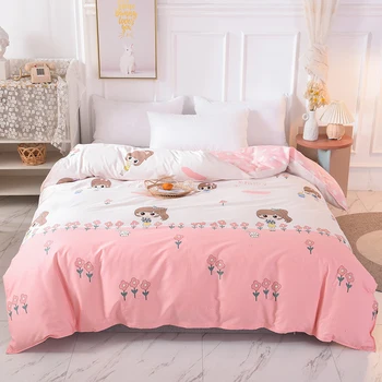 

2021 new 1pc Kawaii beutiful Duvet Cover Cheap Blanket Comforter Quilt Case with Zipper Twin full Queen King Size good quality