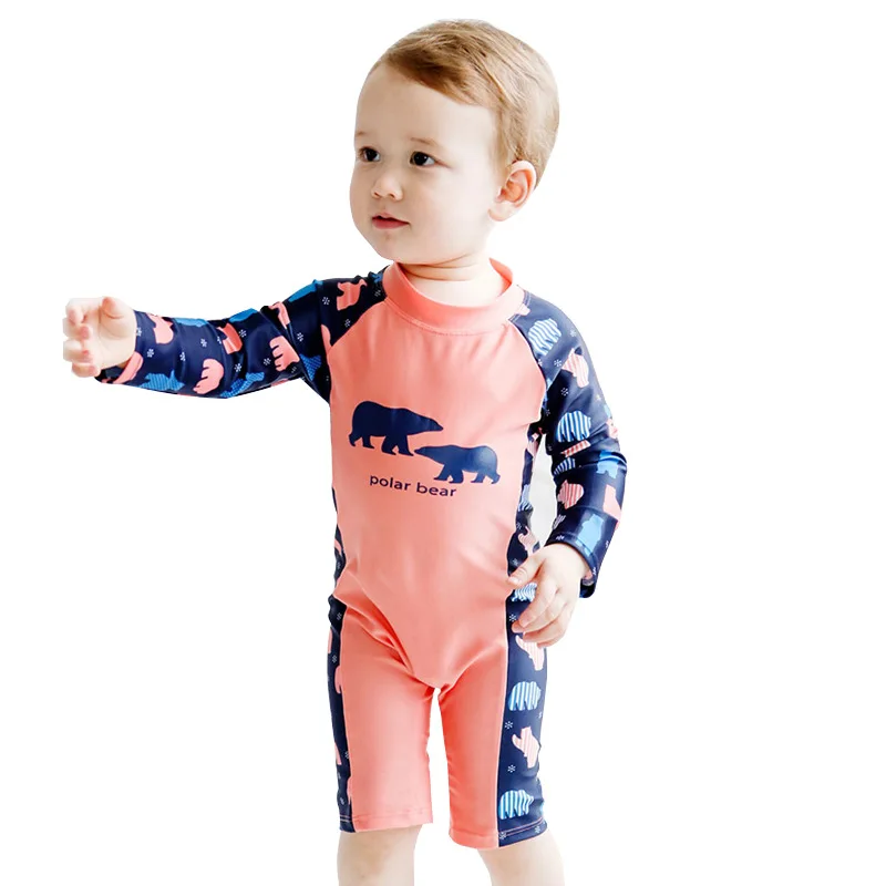 

Girls Kids BOY'S Children Quick-Dry Sun-resistant 0-1-2-3-4-8-Year-Old Bathing Suit Baby Infant Urethane Elastic Fibre Unisex