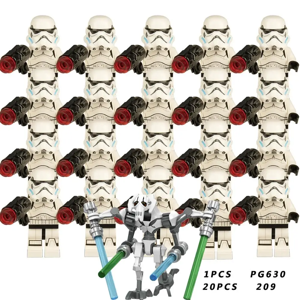 

21pcs Building Block star wars Figure Darth Vader Program soldier Jango Fett Pre Vizsla Model Fet Toys KT1034