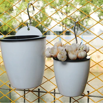 

New Modern Design Home Wall Hanging Design Flower Pot Round Shape Resin Hydroponics Chlorophytum Potted Flower Pots Hot Sale