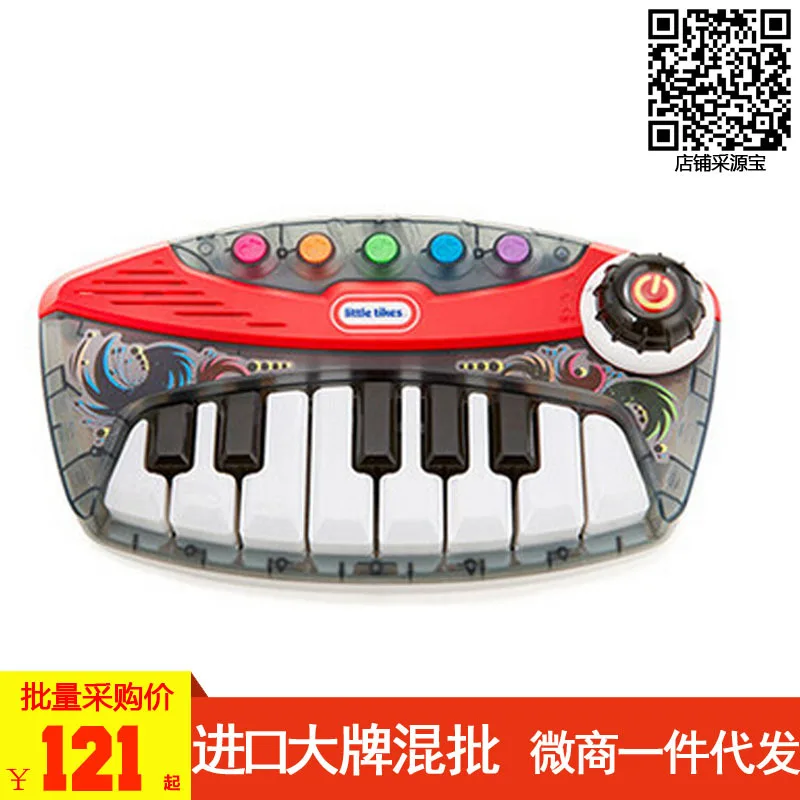

Little Tikes America Little Tikes Percussion Electronic Keyboard Infants Early Childhood Educational Small Piano Toy