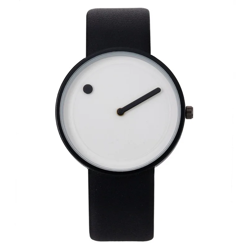 

VOHE 2019 Minimalist style creative wristwatches BGG black & white new design Dot and Line simple stylish quartz fashion watches
