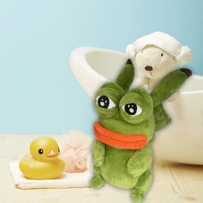 Kawaii мягкая игрушки для детей лягушка Spoof Sad Frog