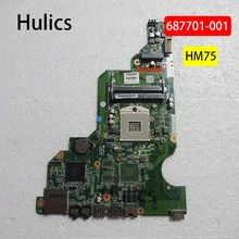 Hulics 687701-501 687701-001 687701-601 для hp 650 CQ58 CQ58-2000 серийная материнская плата для ноутбука HM75 DDR3