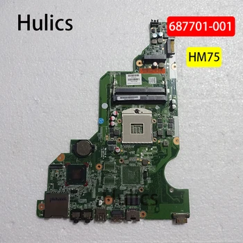 

Hulics Original 687701-501 687701-001 687701-601 For HP 650 CQ58 CQ58-2000 Series Laptop Motherboard HM75 DDR3