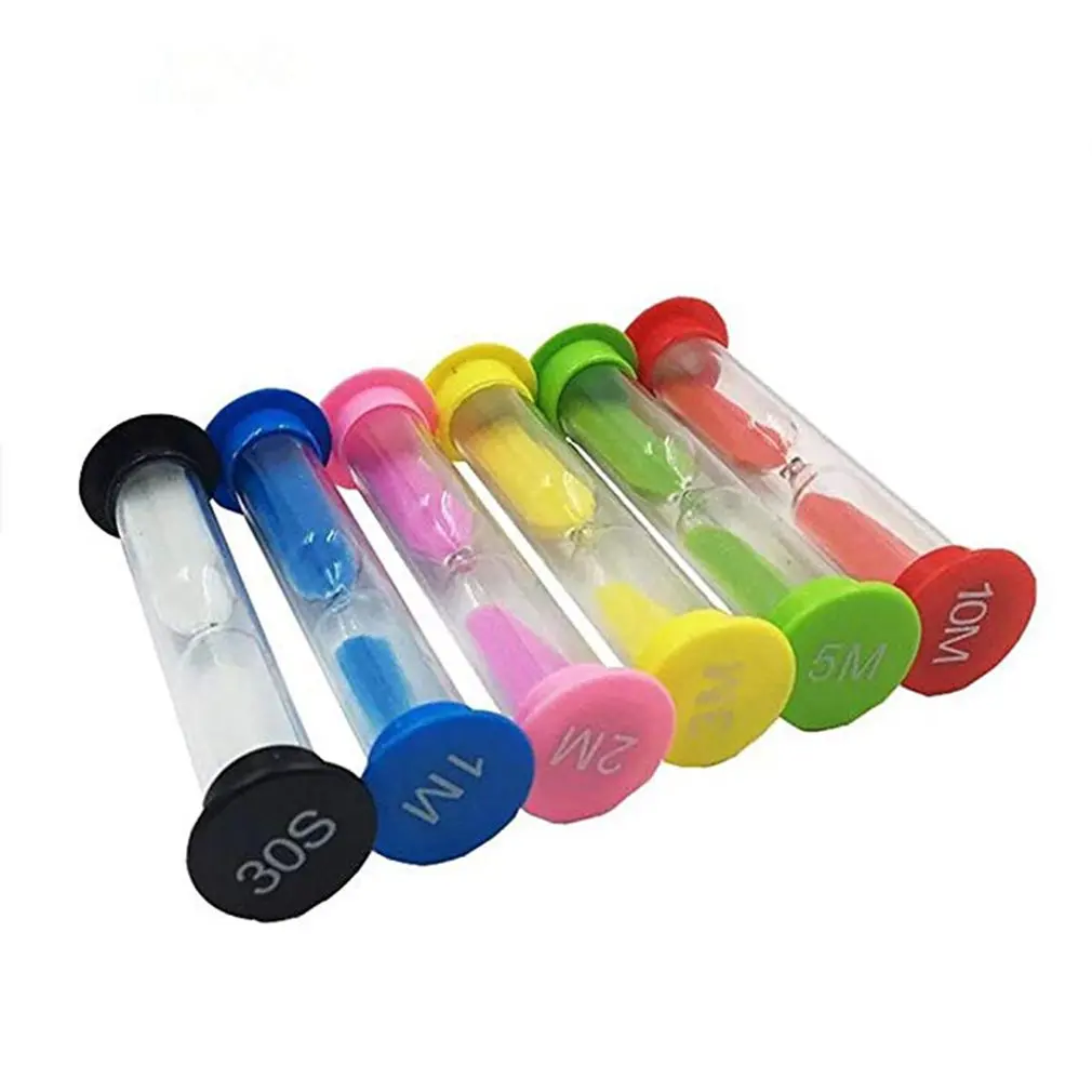 Mini Hourglass 30 Seconds 1 2 3 5 10 Minutes Timer Children'S Gift Toys 4Pcs/6Pcs Desktop Decoration Hourglass