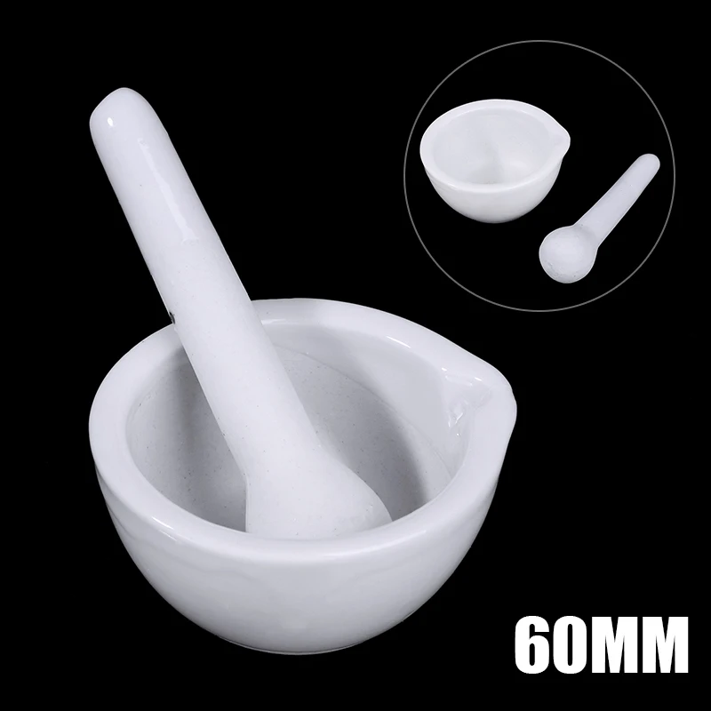 SHIPS FAST FROM USA SELLER!! BRAND NEW WHITE PORCELAIN MORTAR AND PESTLE 