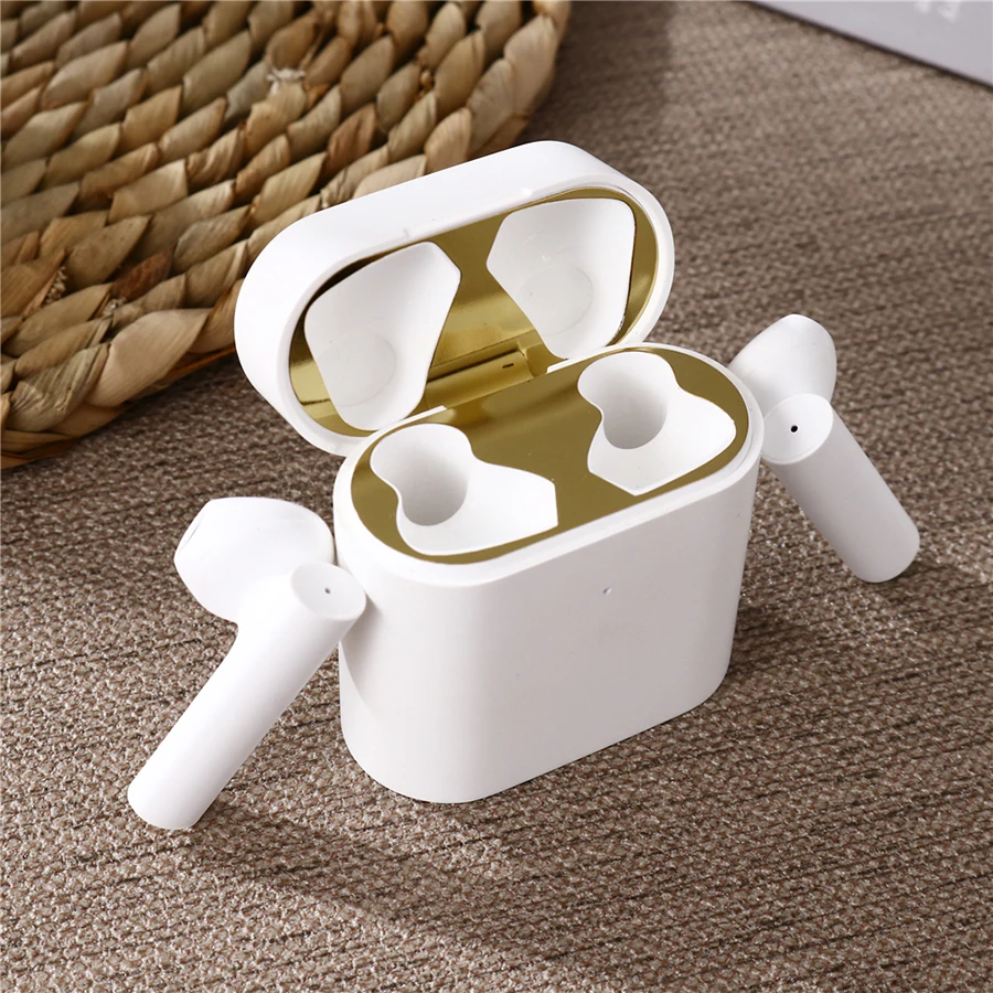 Металлическая Пылезащитная наклейка для Xiaomi Airdots Pro 2 Air Защитная Наклейка чехол | Аксессуары для наушников -4000284214768