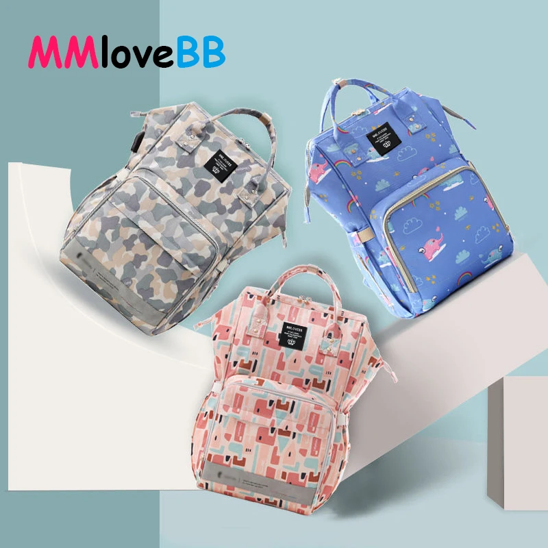 MMloveBB, модная сумка для пеленок для ребенка, сумка для пеленания, рюкзак для мамы, органайзер, сумка для мам, сумка для путешествий