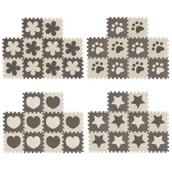 

8 Pattern 10pcs 30cm EVA Foam Children Baby Playing Floor Mat Puzzle Pad Baby Playmat Activity Center Safe Puzzle Carpet for Kid