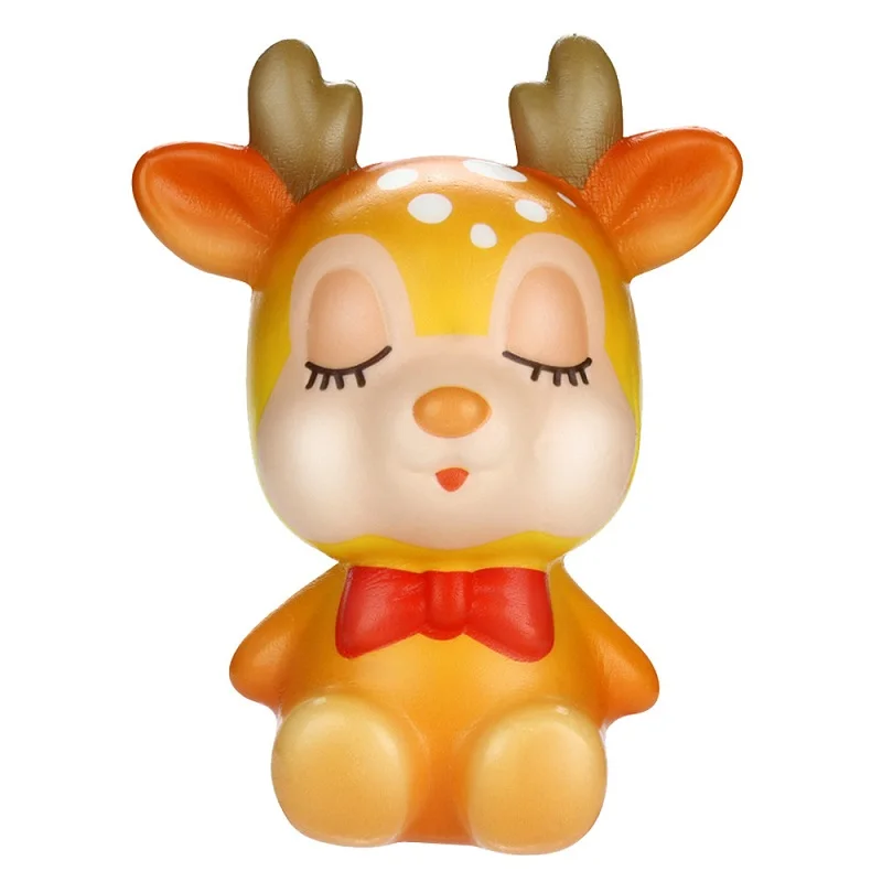 Kids Toy Squishy Kawaii Cream Relief-Toys Scented-Stress Slow Rising Funny Deer Christmas img4
